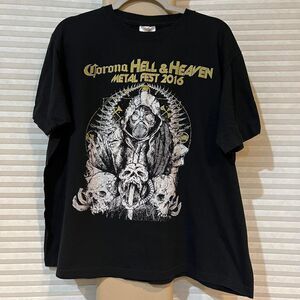 Corona Hell &Heaven Metal Fest 2016 Concert T-shirt Men's XL
